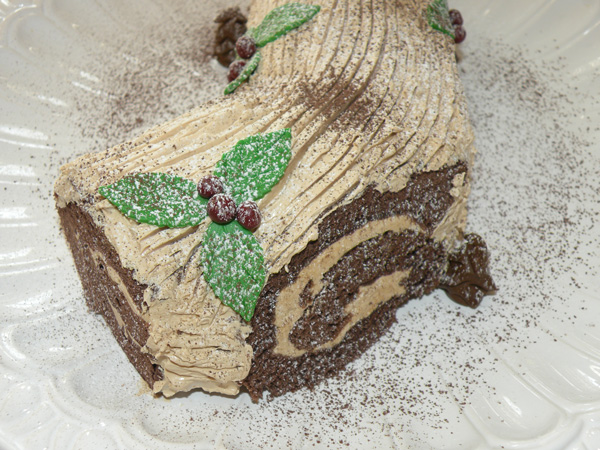 Yule Log Cake