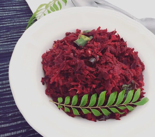 Beetroot Thoran / Beetroot Upperi