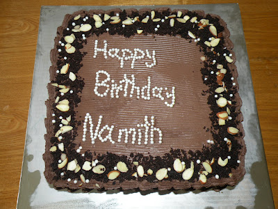 Chocolate Cake with Chocolate Mousse Filling & Chocolate Whipped Cream Frosting