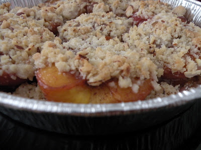Nutty Peach Cobbler