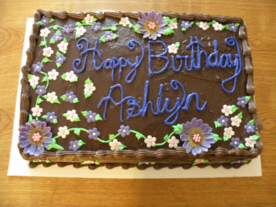 Purple Flower Cake