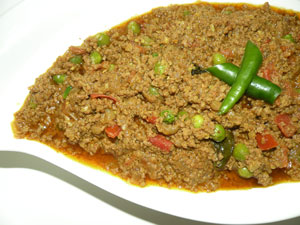 Keema Matar / Minced Meat with Green Peas