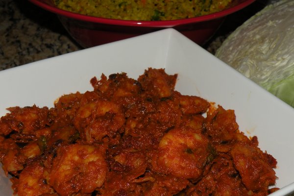 Easy Shrimp Ularthiyathu/Roast