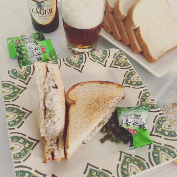 Tuna Sandwich with Wasabi Mayo