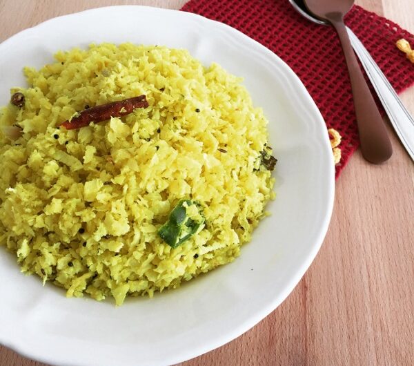 Cabbage Thoran / Kerala Style Cabbage with Coconut