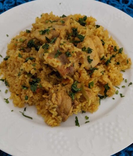 Kerala Style Onepot Chicken and Rice / Erachi Choru