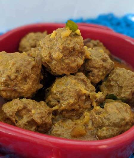 Kerala Style Beef Ball Curry